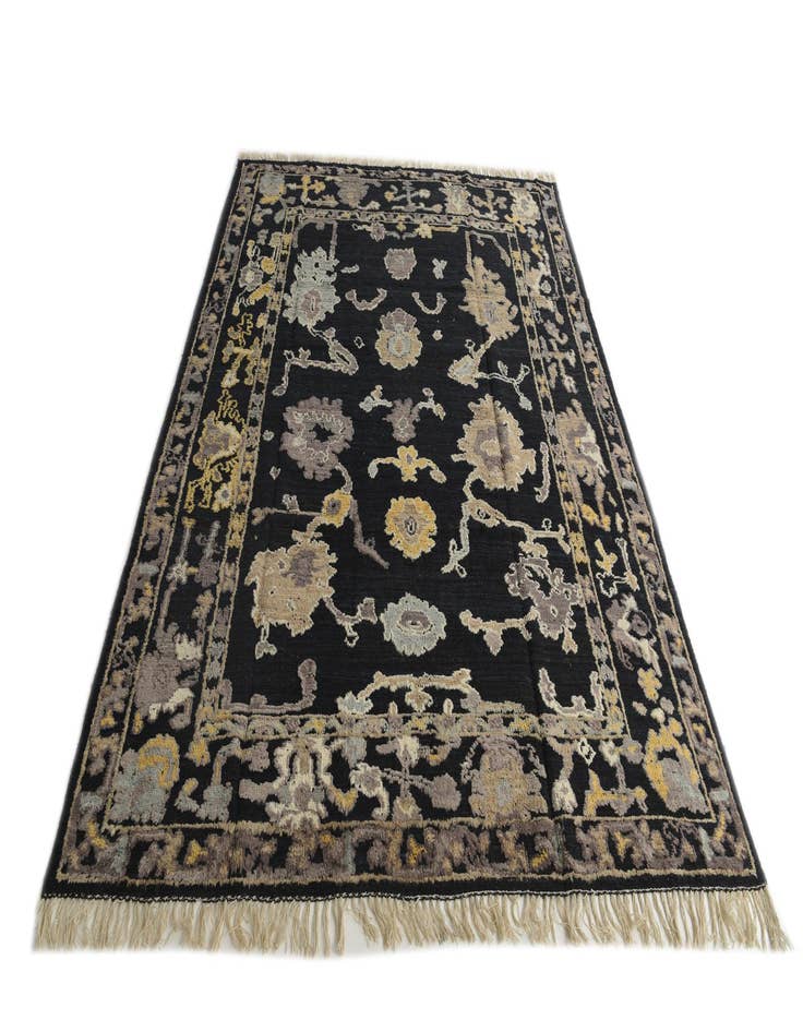 Detail image of 8' x 10' 5  Hand Knotted Oushak Wool Rug