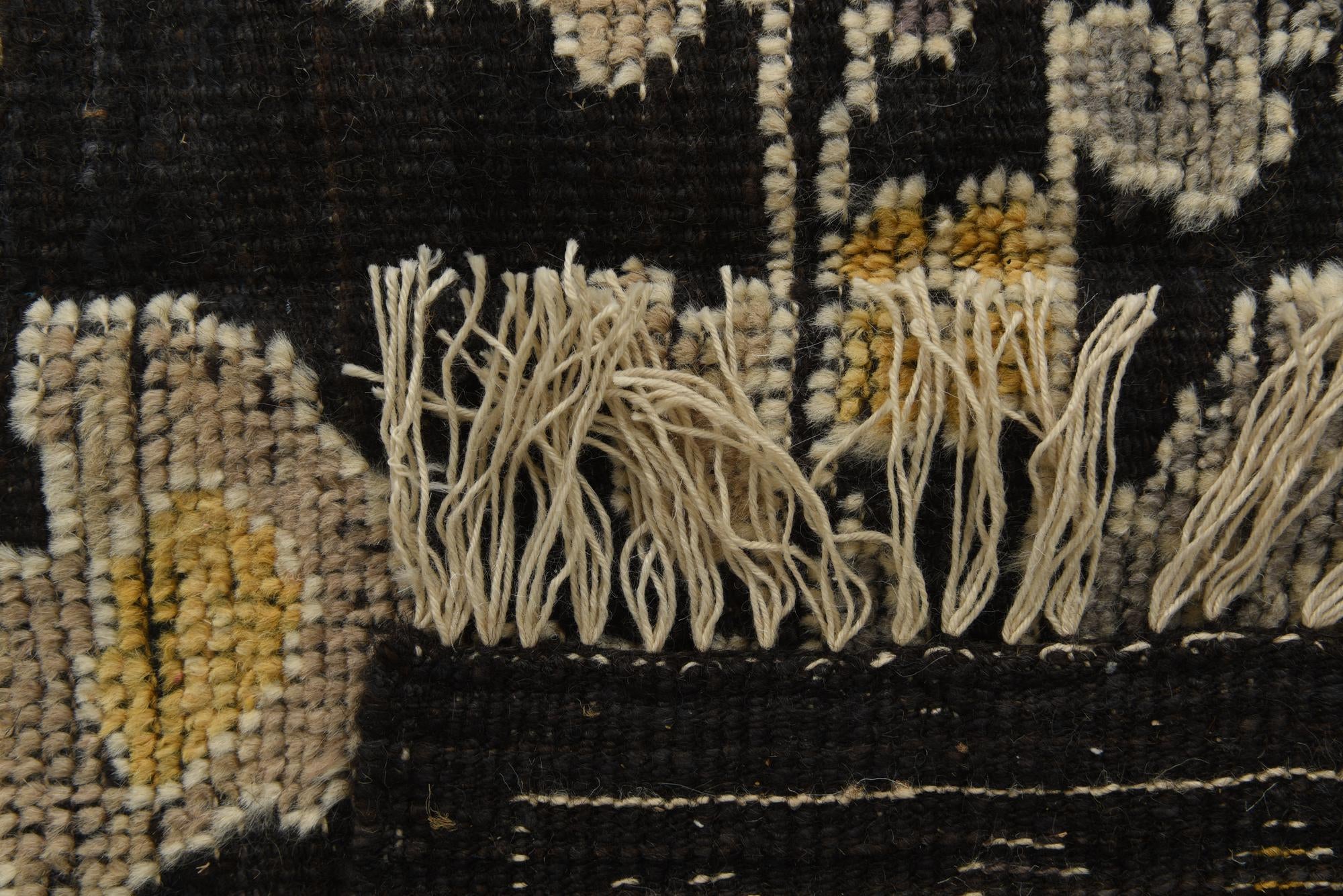 8' 1 x 10' 5 Hand Knotted Oushak Wool Rug