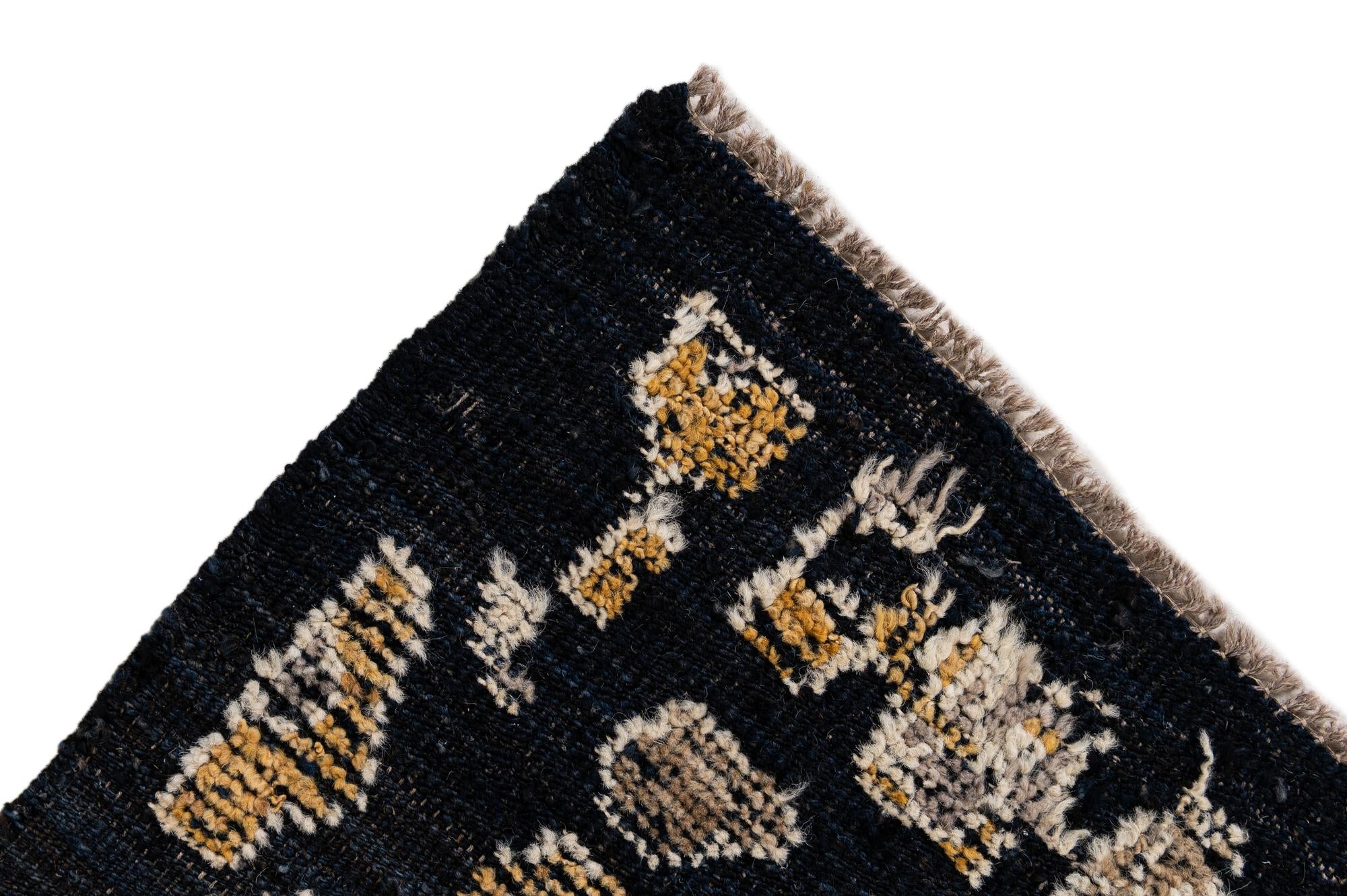10' 3 x 14' Hand Knotted Oushak Wool Rug