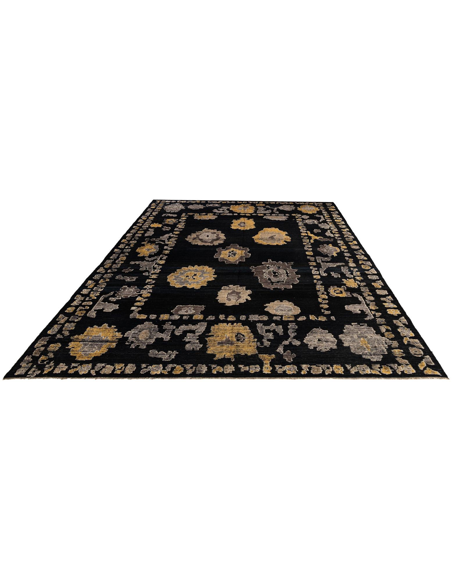 10' 3 x 14' Hand Knotted Oushak Wool Rug