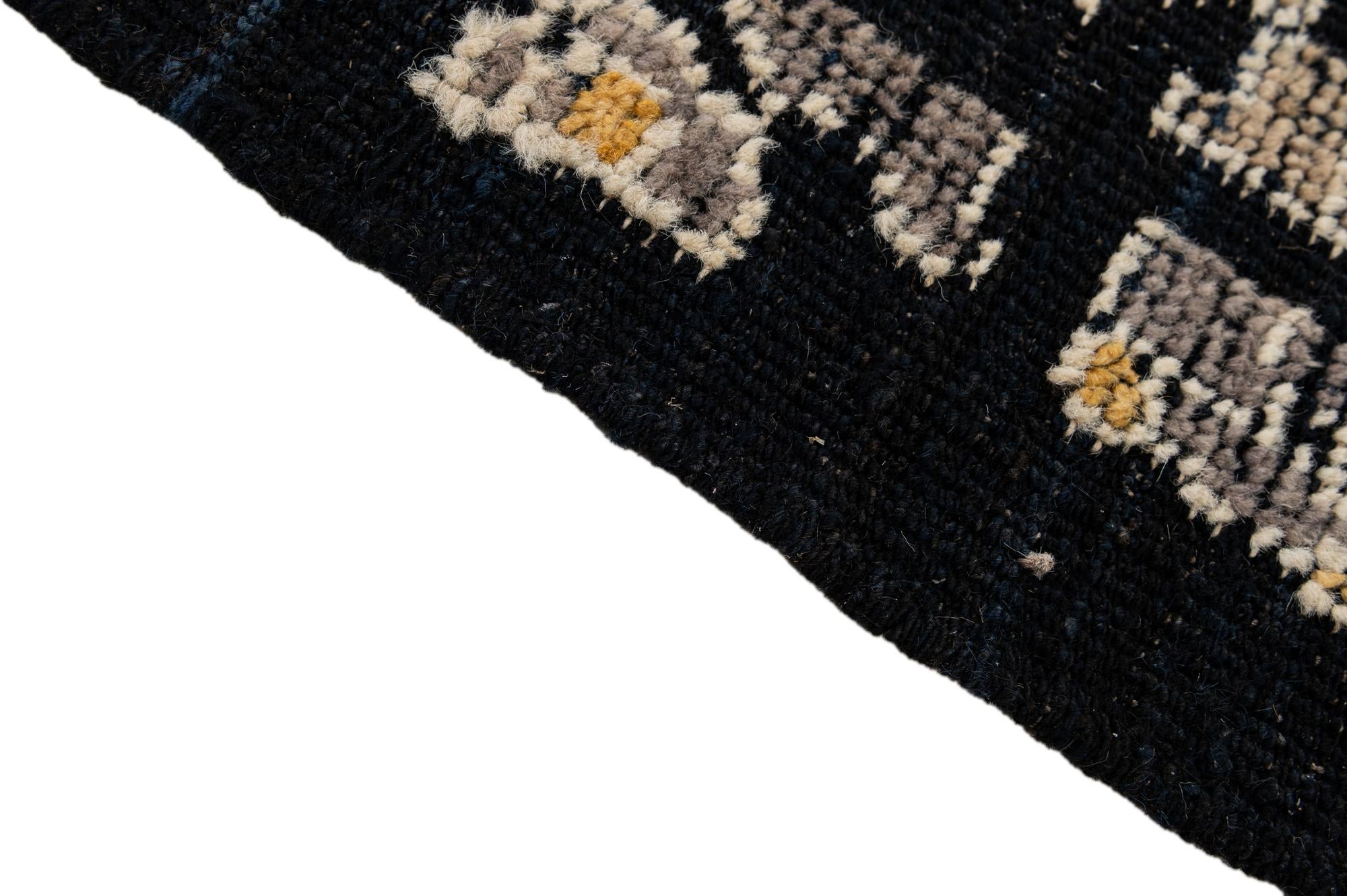 10' 3 x 14' Hand Knotted Oushak Wool Rug