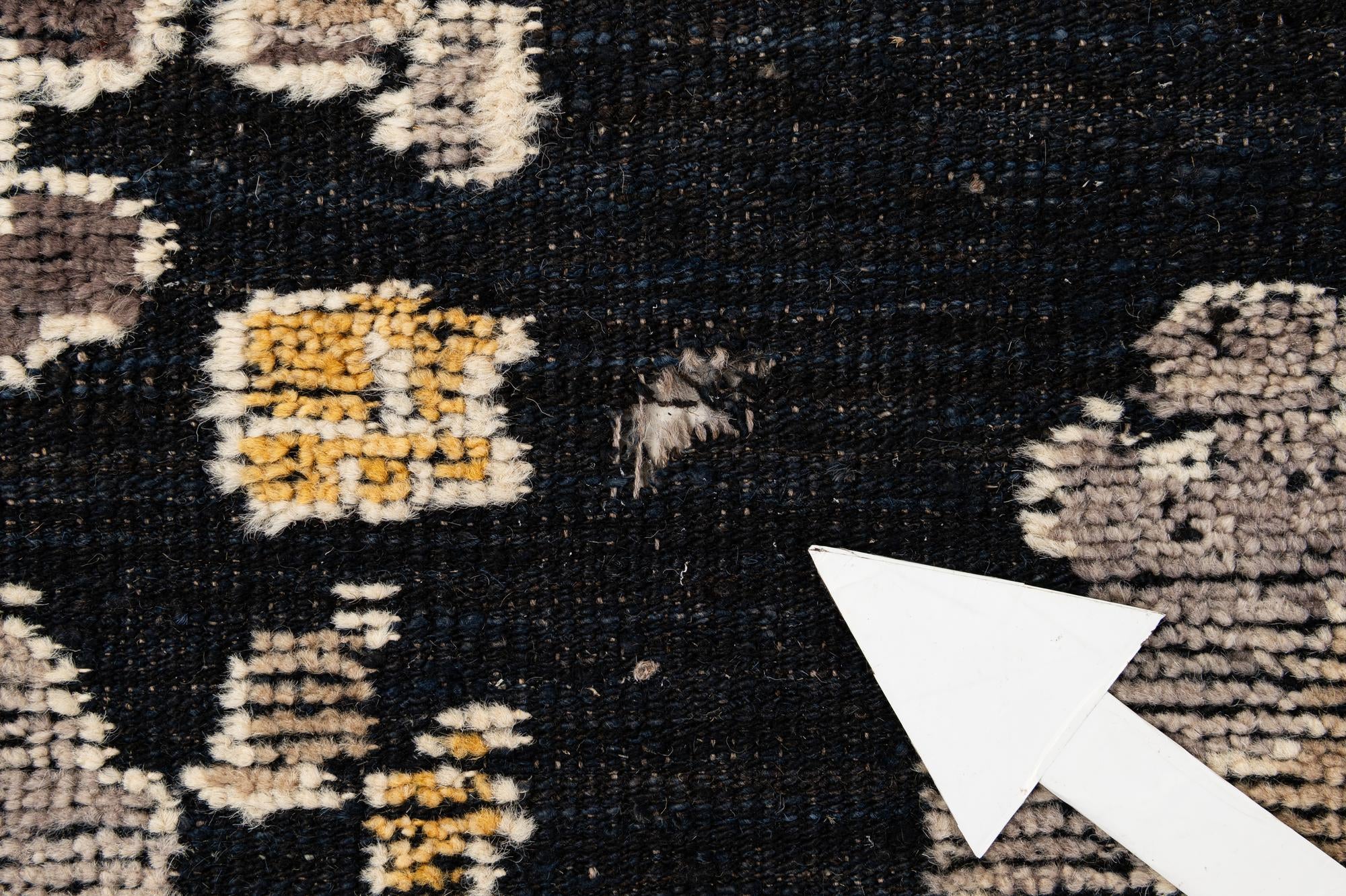 10' 3 x 14' Hand Knotted Oushak Wool Rug