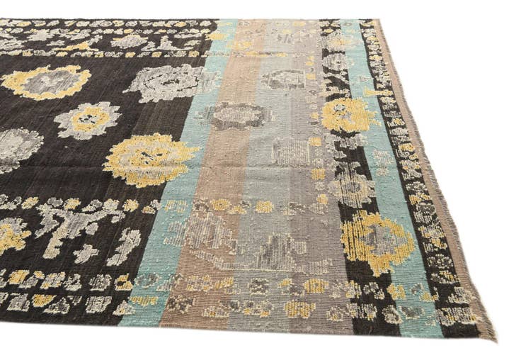 Detail image of 8' 4 x 10' 7 Hand Knotted Oushak Wool Rug
