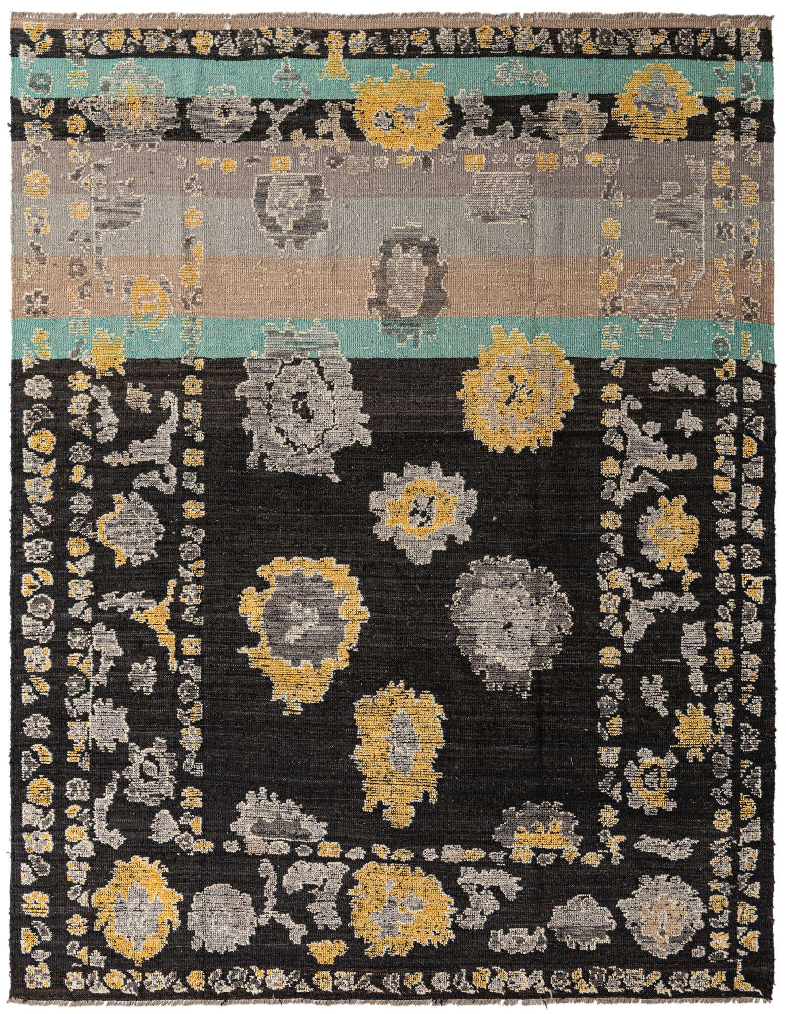 8' 4 x 10' 7 Hand Knotted Oushak Wool Rug
