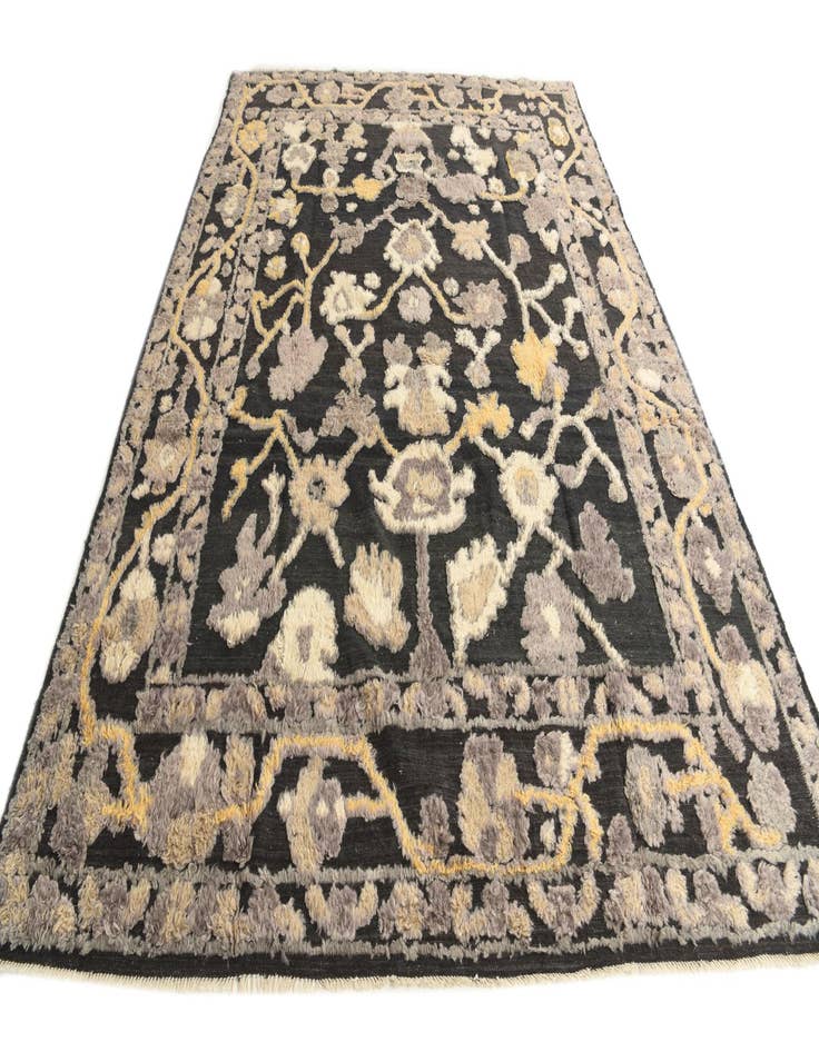 Detail image of 8' 7 x 12' 2 Hand Knotted Oushak Wool Rug