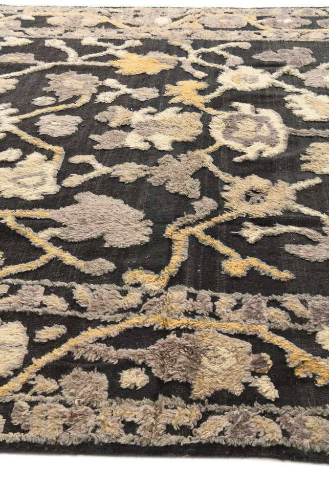 8' 7 x 12' 2 Hand Knotted Oushak Wool Rug