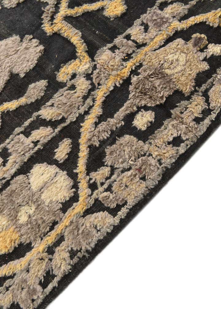 8' 7 x 12' 2 Hand Knotted Oushak Wool Rug