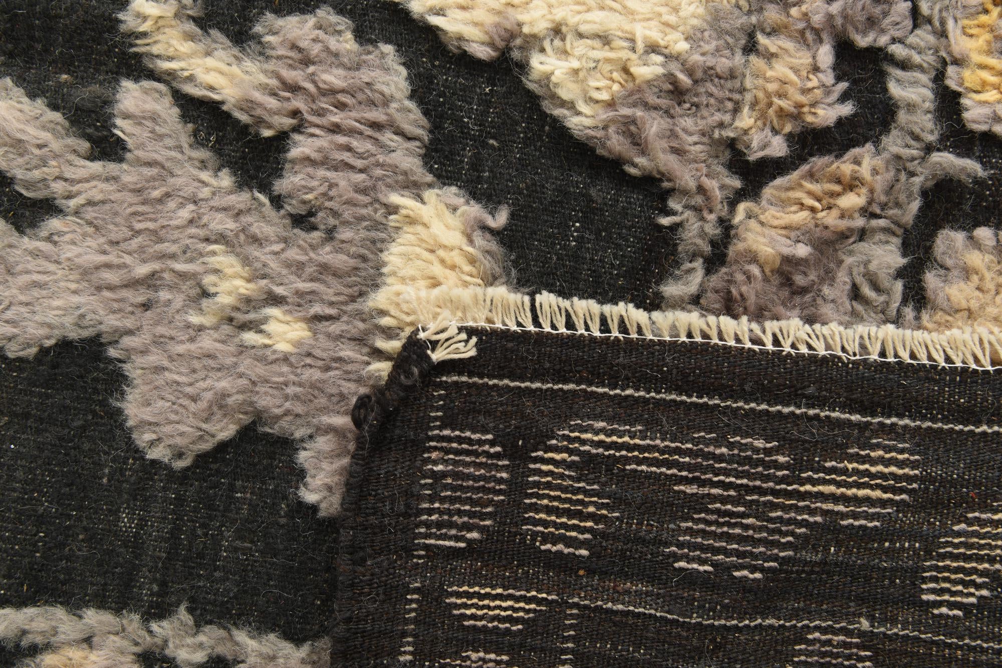 8' 7 x 12' 2 Hand Knotted Oushak Wool Rug