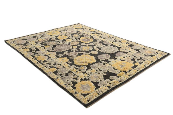 Detail image of 8' x 10' 4 Hand Knotted Oushak Wool Rug