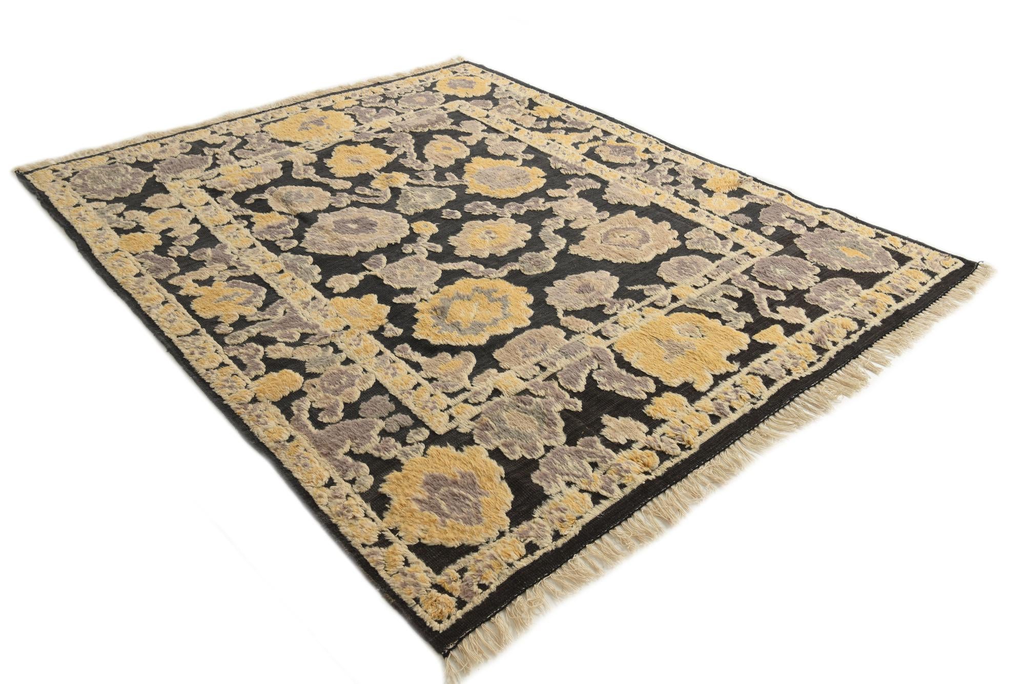 7' 10 x 9' 6 Hand Knotted Oushak Wool Rug