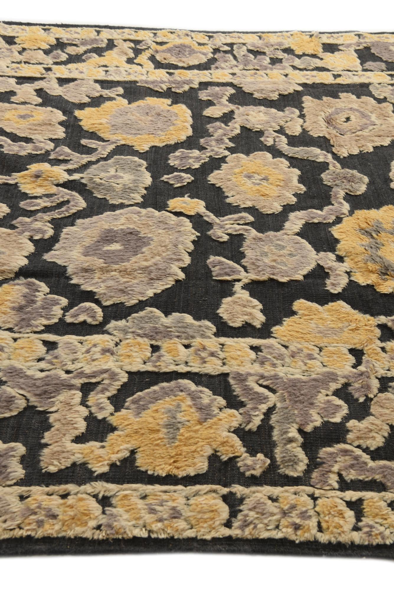 7' 10 x 9' 6 Hand Knotted Oushak Wool Rug