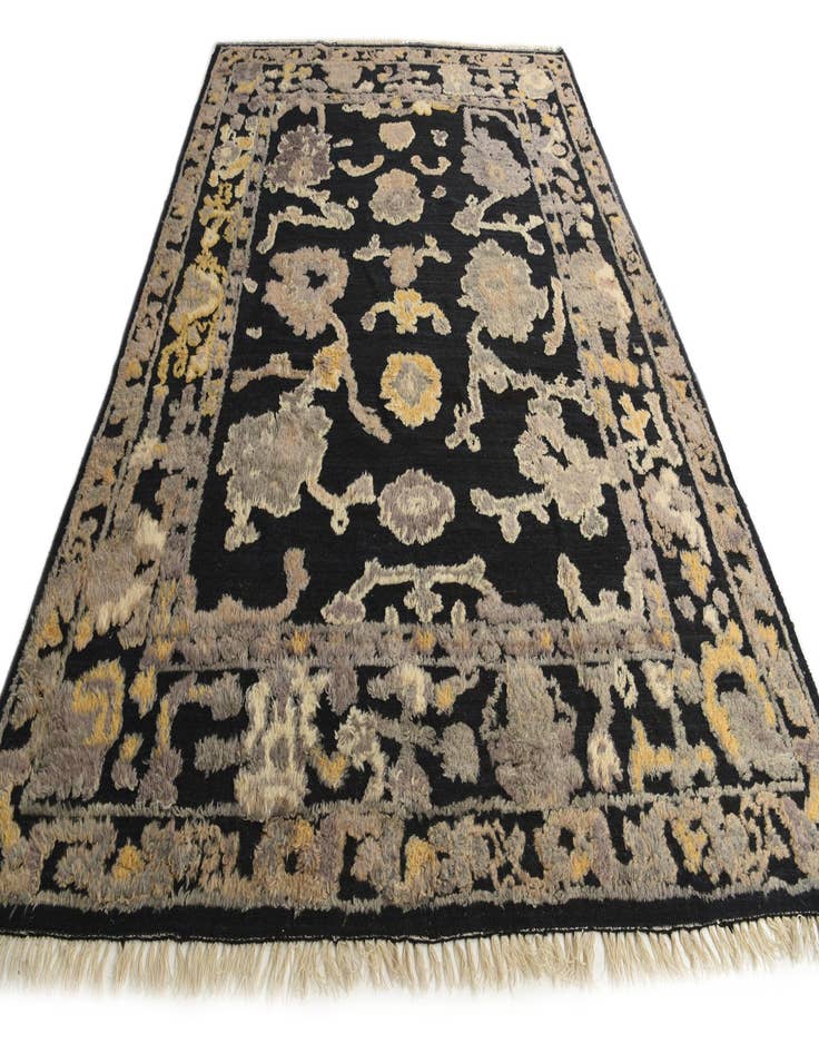 Detail image of 9' 1 x 12' 6  Hand Knotted Oushak Wool Rug