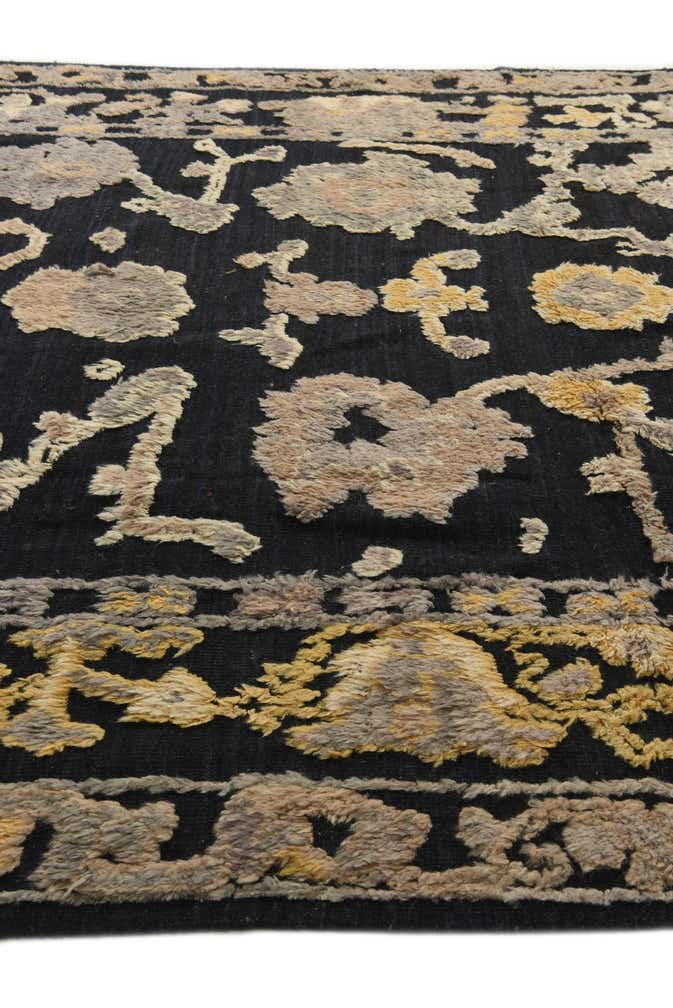 9' 1 x 12' 6 Hand Knotted Oushak Wool Rug