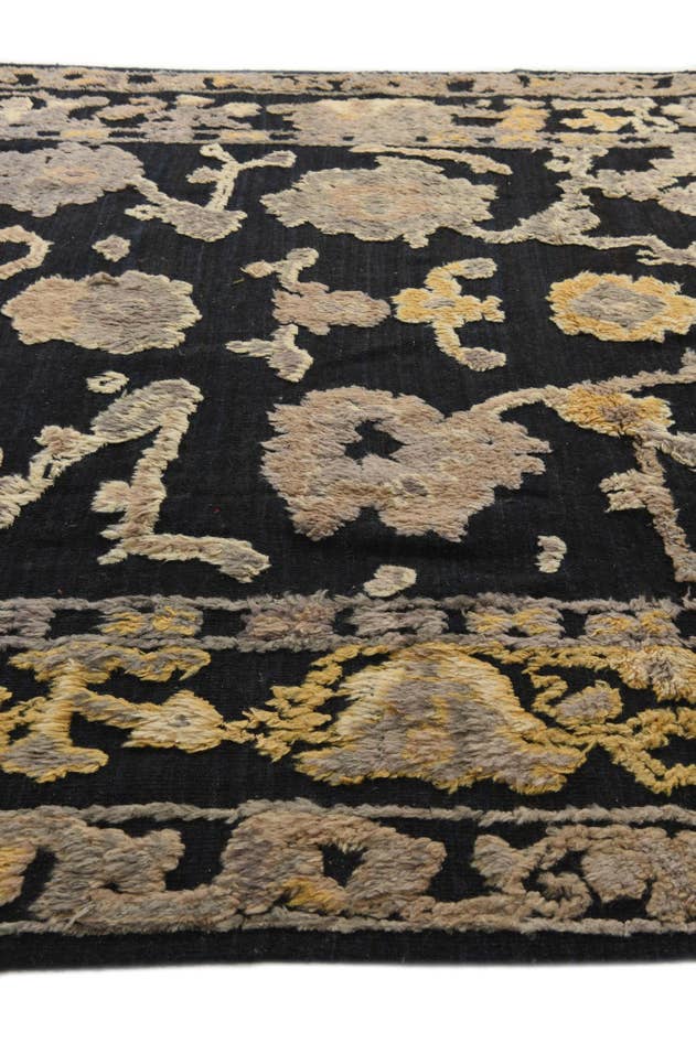Detail image of 9' 1 x 12' 6 Hand Knotted Oushak Wool Rug