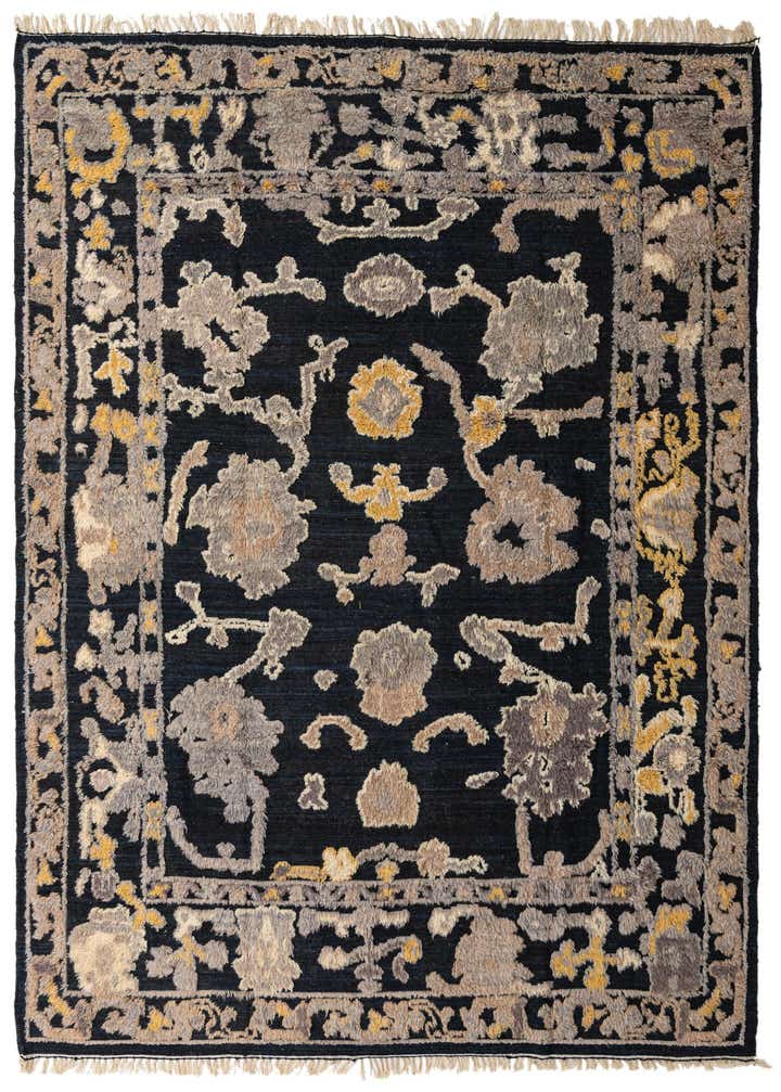 9' 1 x 12' 6 Hand Knotted Oushak Wool Rug
