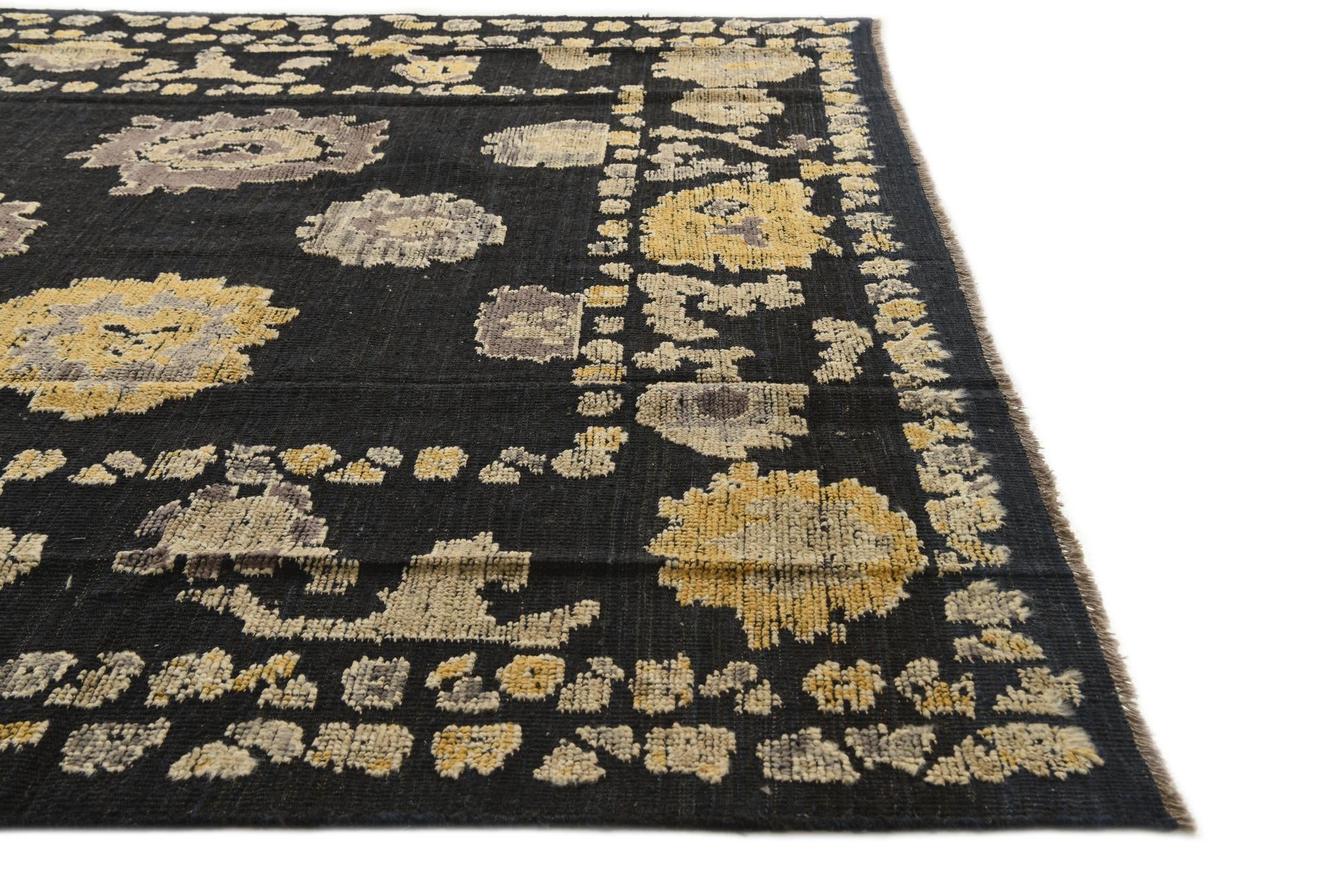 8' 2 x 10' 4 Hand Knotted Oushak Wool Rug