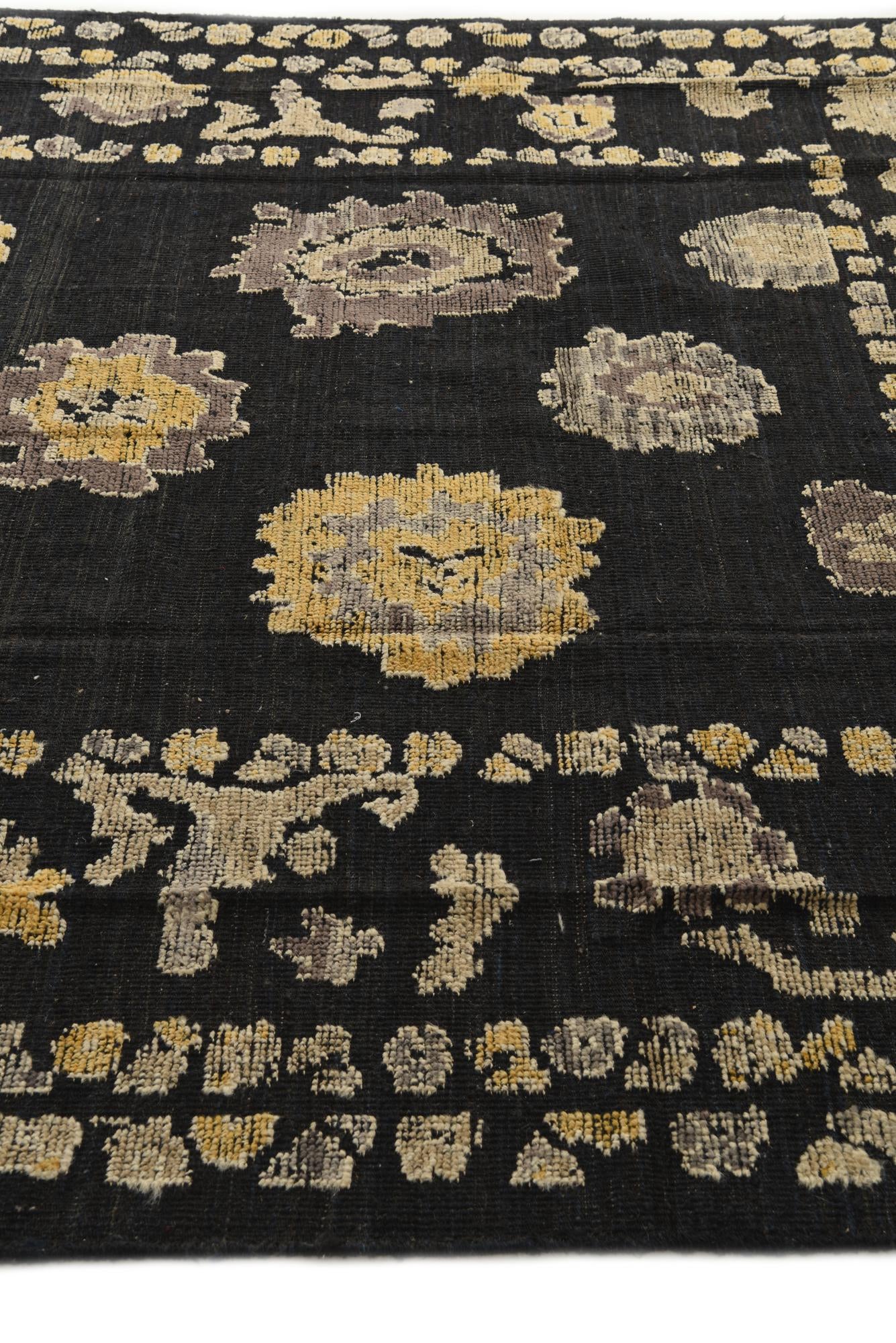 8' 2 x 10' 4 Hand Knotted Oushak Wool Rug
