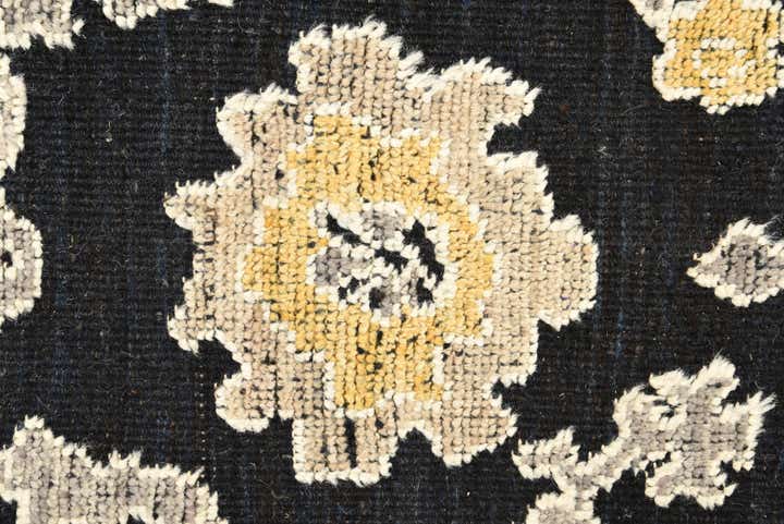 8' x 10' 4 Hand Knotted Oushak Wool Rug