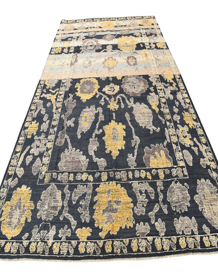 Detail image of 10' x 13' 10  Hand Knotted Oushak Wool Rug