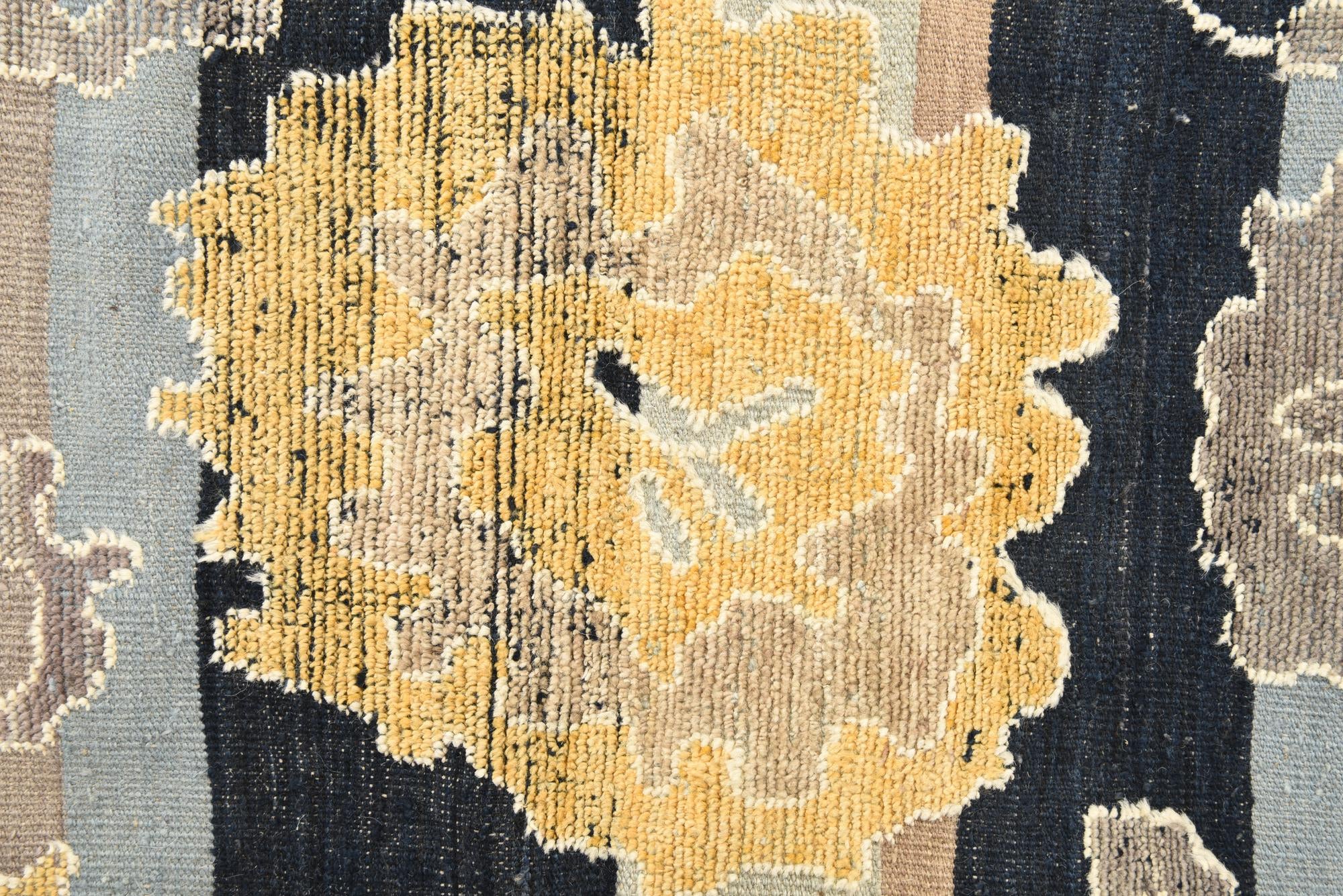10' x 13' 10 Hand Knotted Oushak Wool Rug