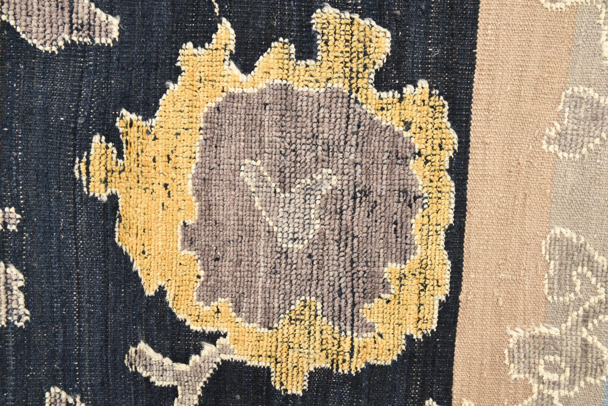 10' x 13' 10 Hand Knotted Oushak Wool Rug