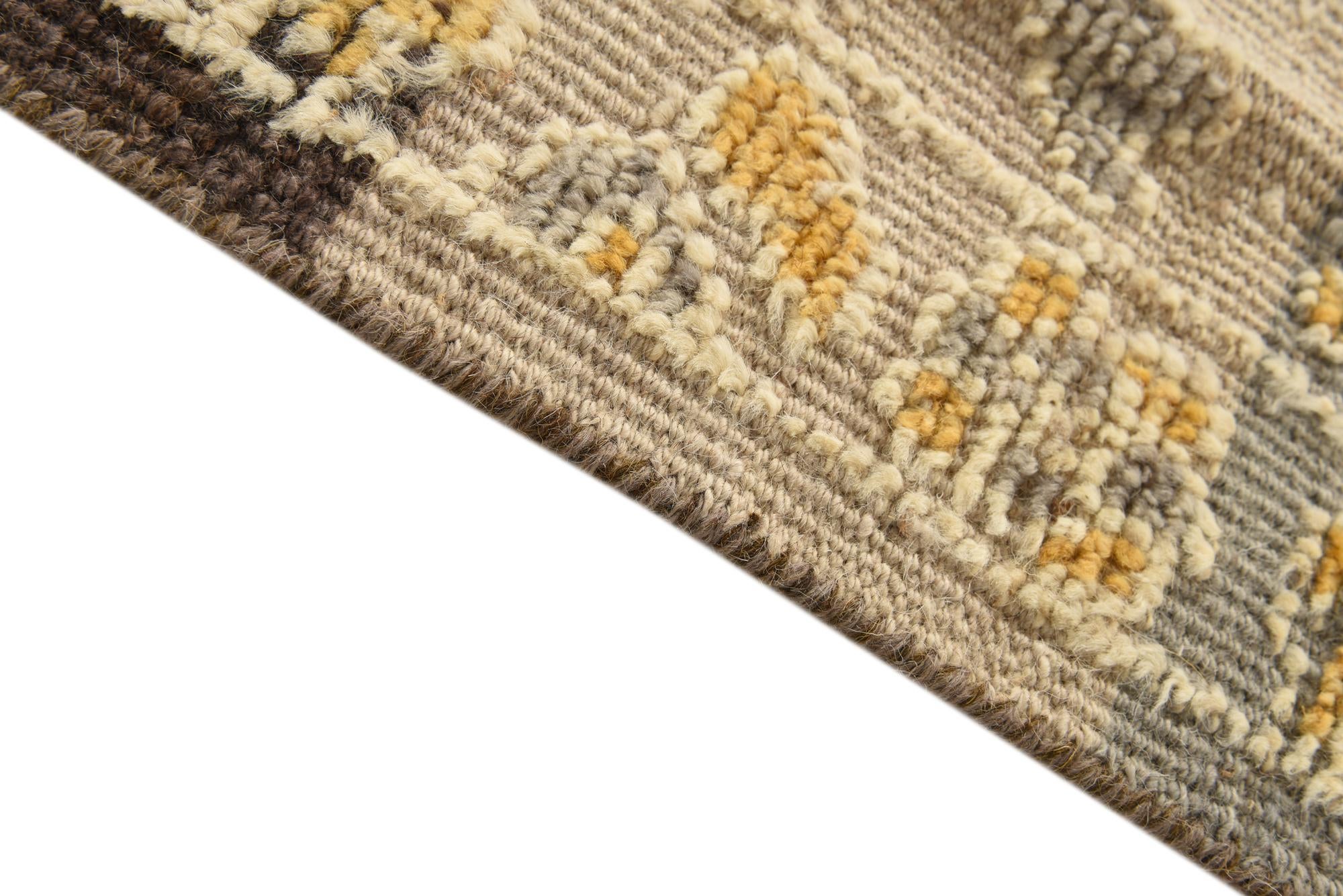 8' 2 x 10' 6 Hand Knotted Oushak Wool Rug