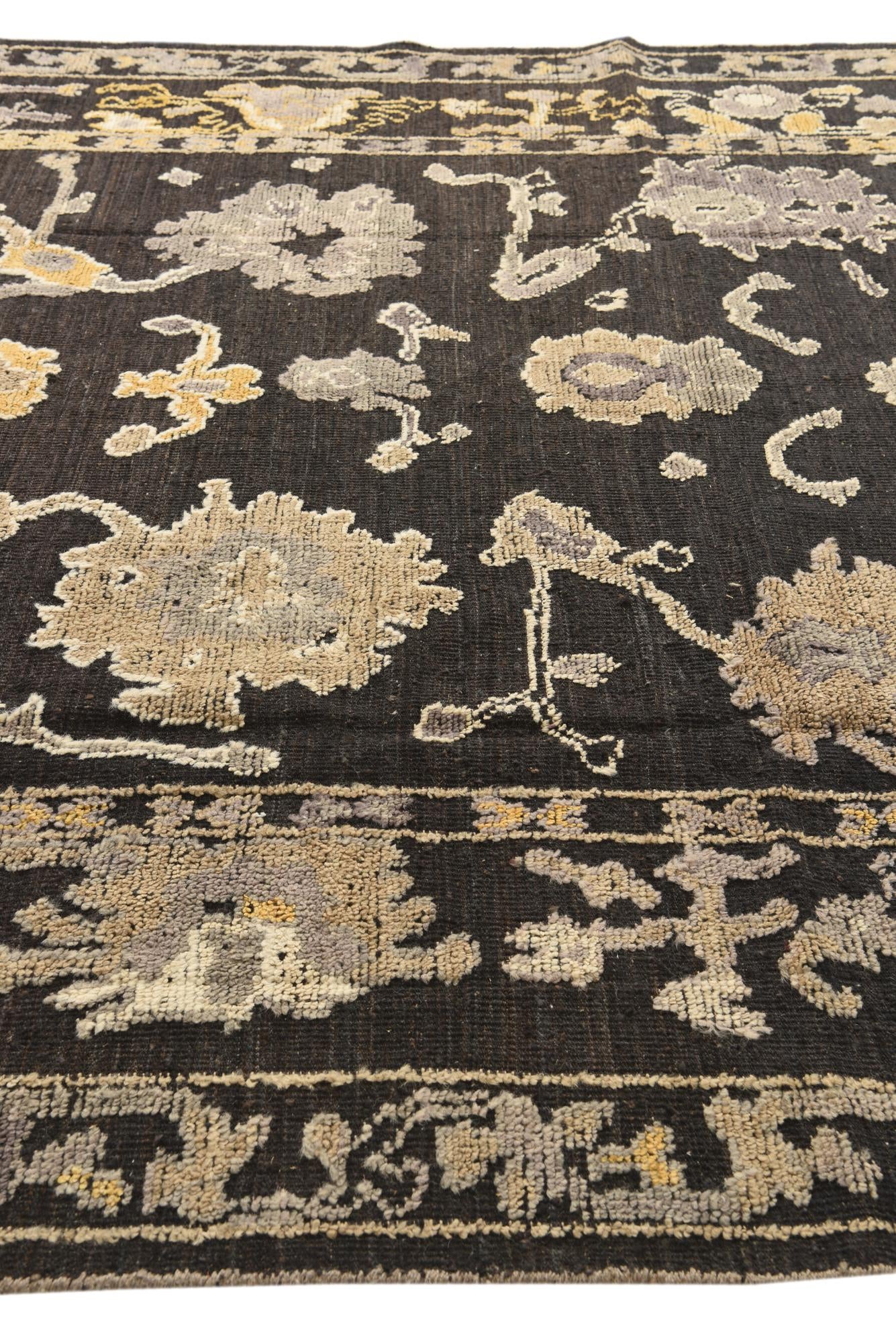8' 3 x 10' 4 Hand Knotted Oushak Wool Rug