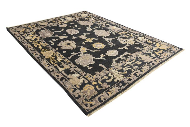 Detail image of 8' x 10' 2 Hand Knotted Oushak Wool Rug