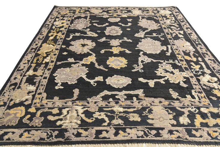 Detail image of 8' x 10' 2 Hand Knotted Oushak Wool Rug