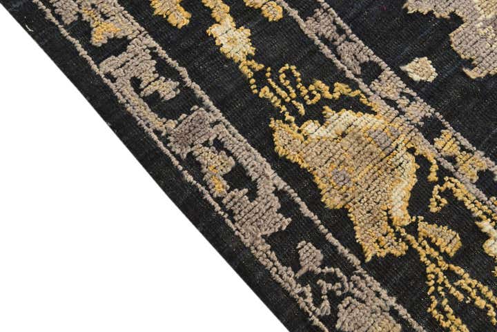 8' x 10' 2 Hand Knotted Oushak Wool Rug