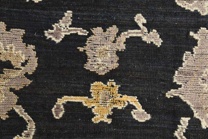 8' x 10' 2 Hand Knotted Oushak Wool Rug