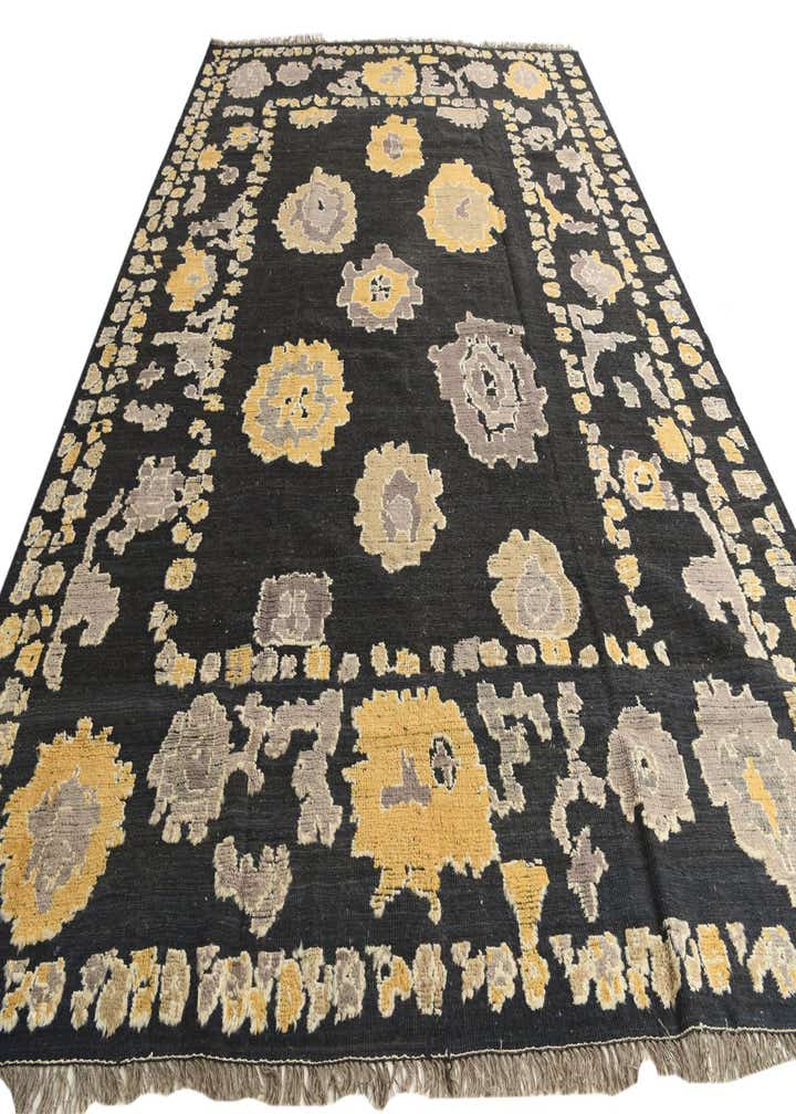 10' 3 x 13' 10 Hand Knotted Oushak Wool Rug