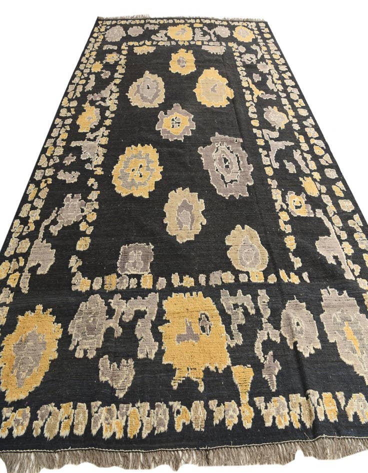 Detail image of 10' 3 x 13' 10 Hand Knotted Oushak Wool Rug