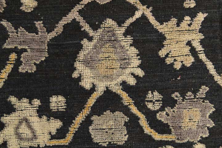 8' 2 x 10' 2 Hand Knotted Oushak Wool Rug