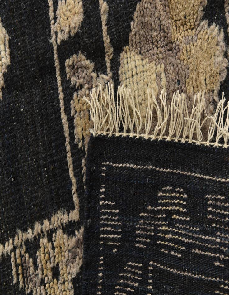 Detail image of 8' 2 x 10' 2  Hand Knotted Oushak Wool Rug