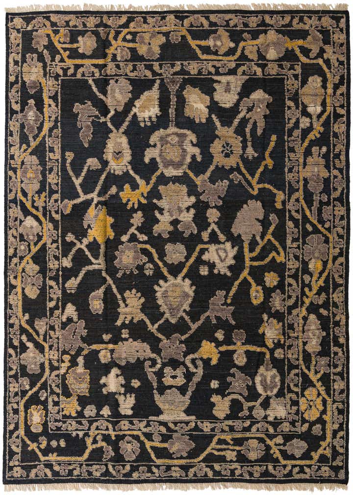 8' 2 x 10' 2 Hand Knotted Oushak Wool Rug