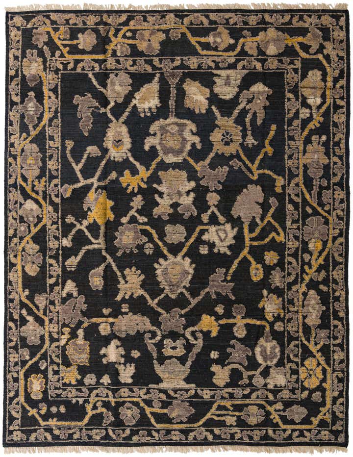 8' 2 x 10' 2 Hand Knotted Oushak Wool Rug