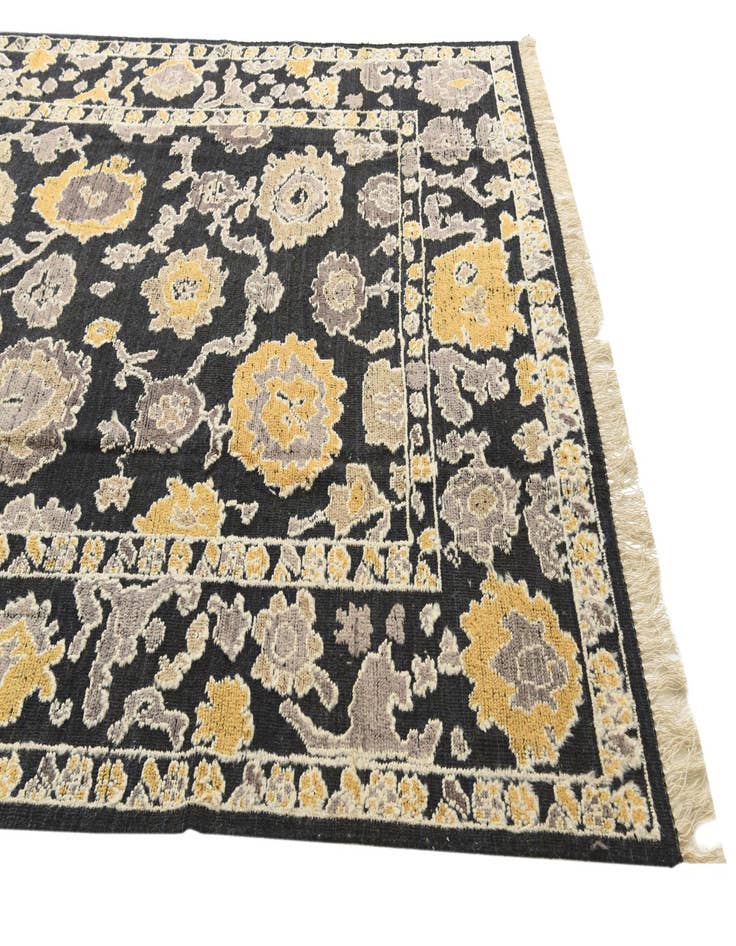 Detail image of 8' 2 x 10' 4  Hand Knotted Oushak Wool Rug