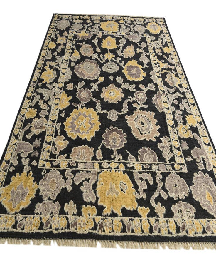 Detail image of 8' 2 x 10' 1  Hand Knotted Oushak Wool Rug