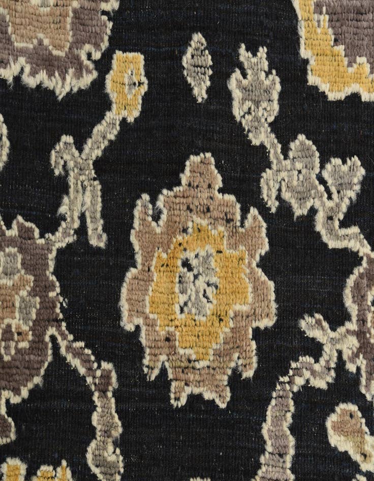Detail image of 8' 2 x 10' 1  Hand Knotted Oushak Wool Rug