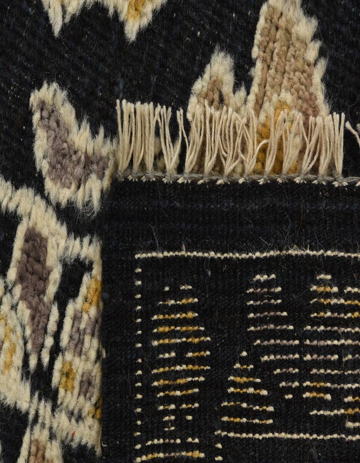 Detail image of 8' 2 x 10' 1  Hand Knotted Oushak Wool Rug