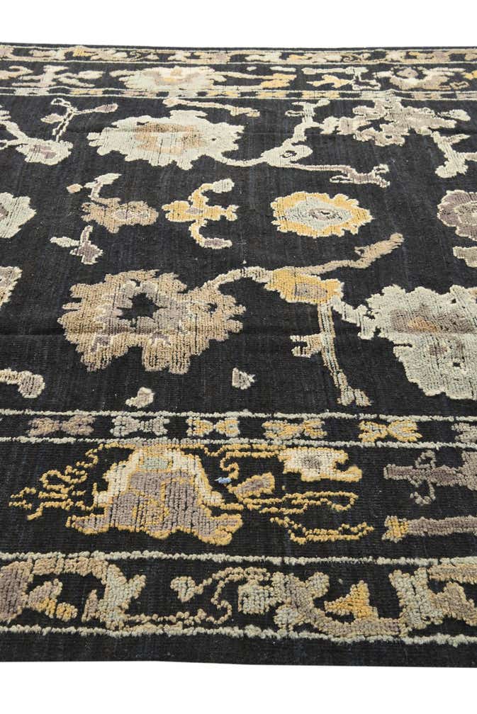 9' 4 x 12' 7 Hand Knotted Oushak Wool Rug