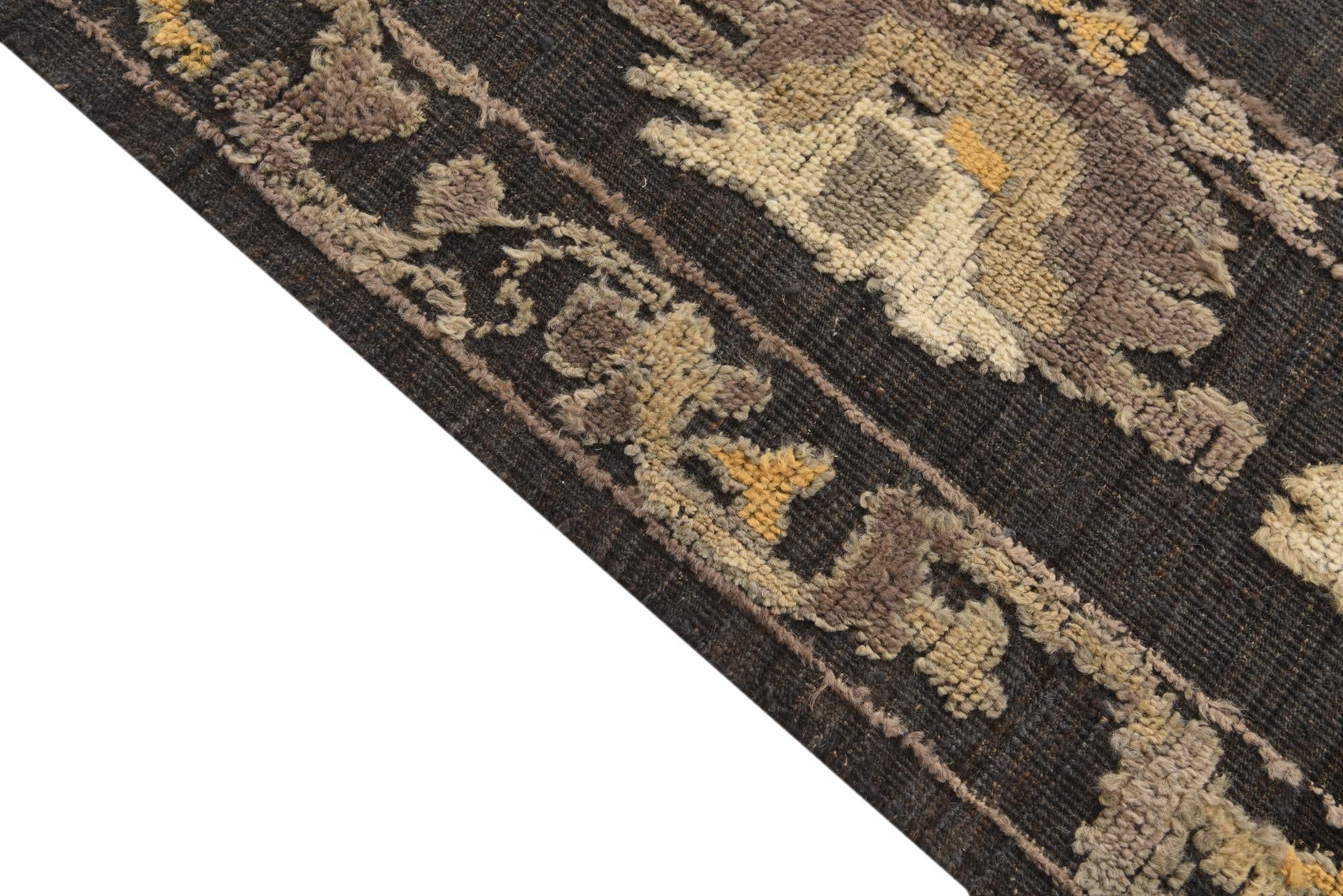 9' 10 x 13' 9 Hand Knotted Oushak Wool Rug