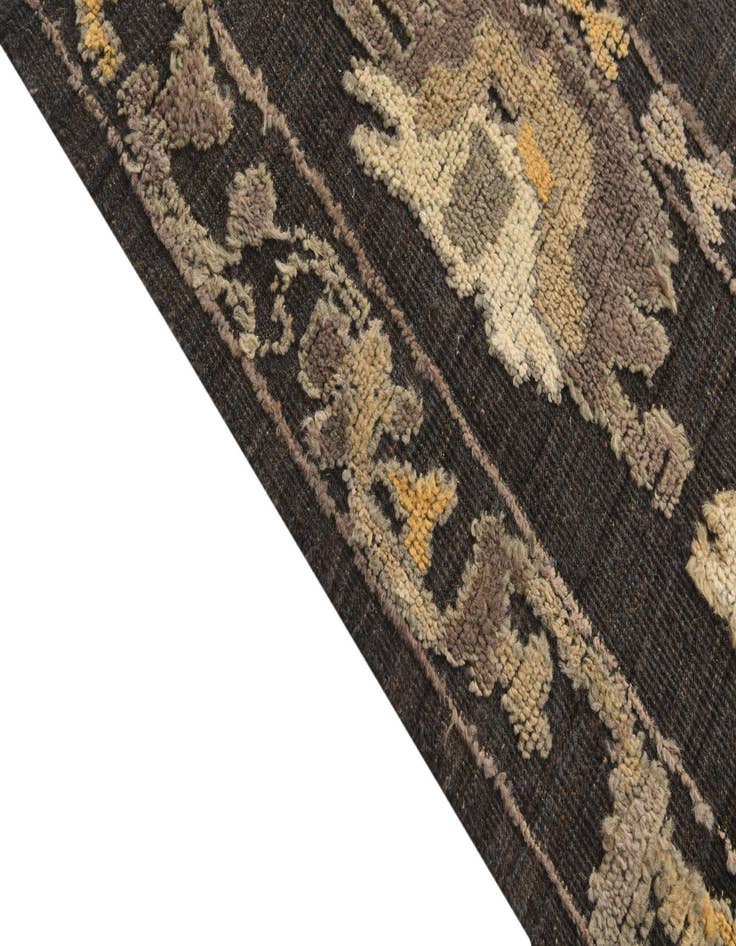 Detail image of 9' 10 x 13' 9  Hand Knotted Oushak Wool Rug