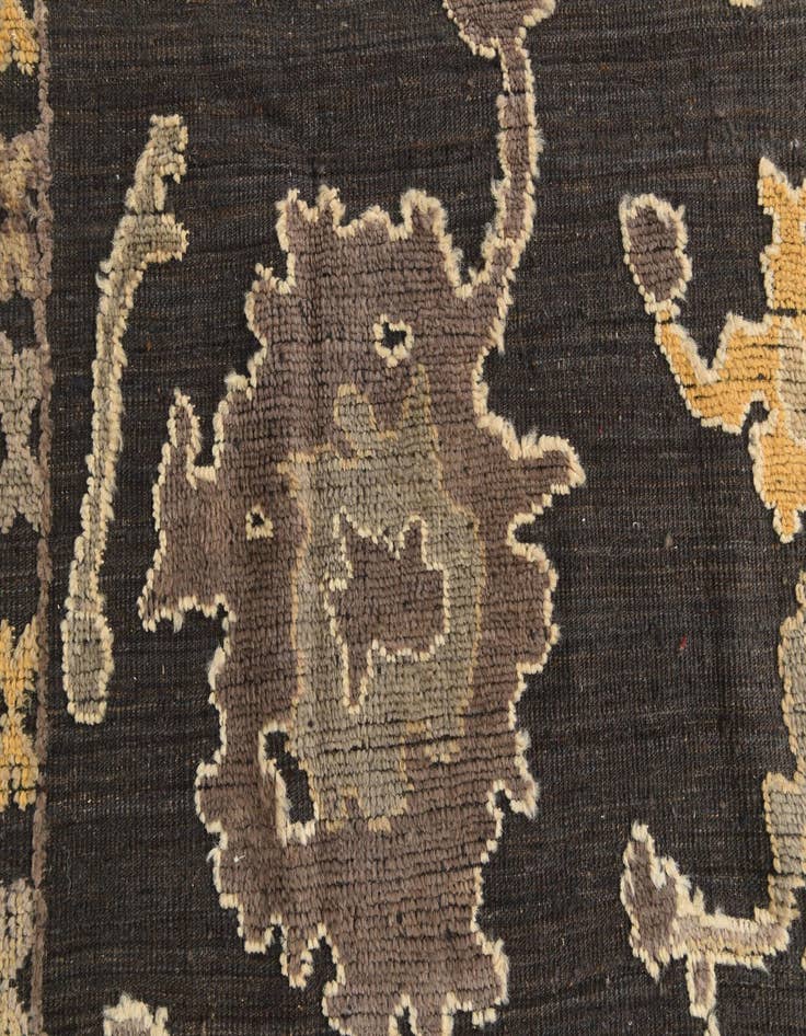 Detail image of 9' 10 x 13' 9  Hand Knotted Oushak Wool Rug