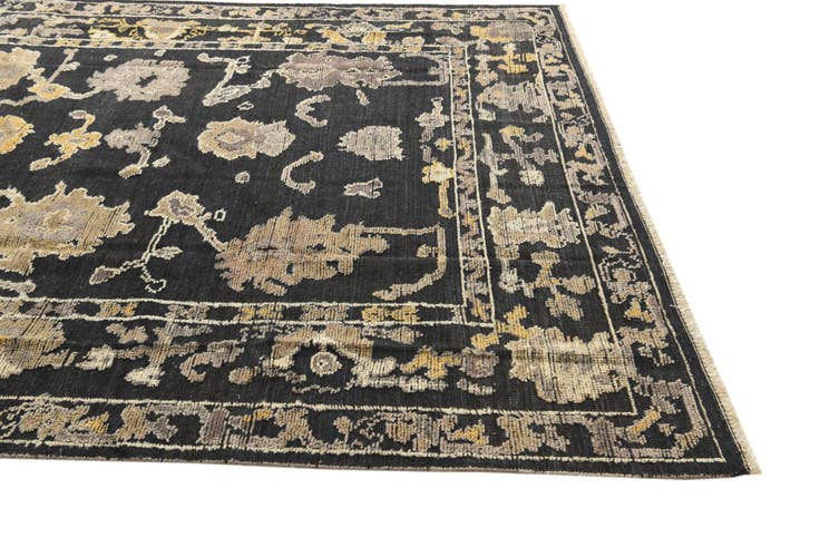 Detail image of 8' 4 x 10' 4 Hand Knotted Oushak Wool Rug