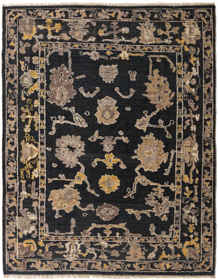 8' 4 x 10' 4 Hand Knotted Oushak Wool Rug