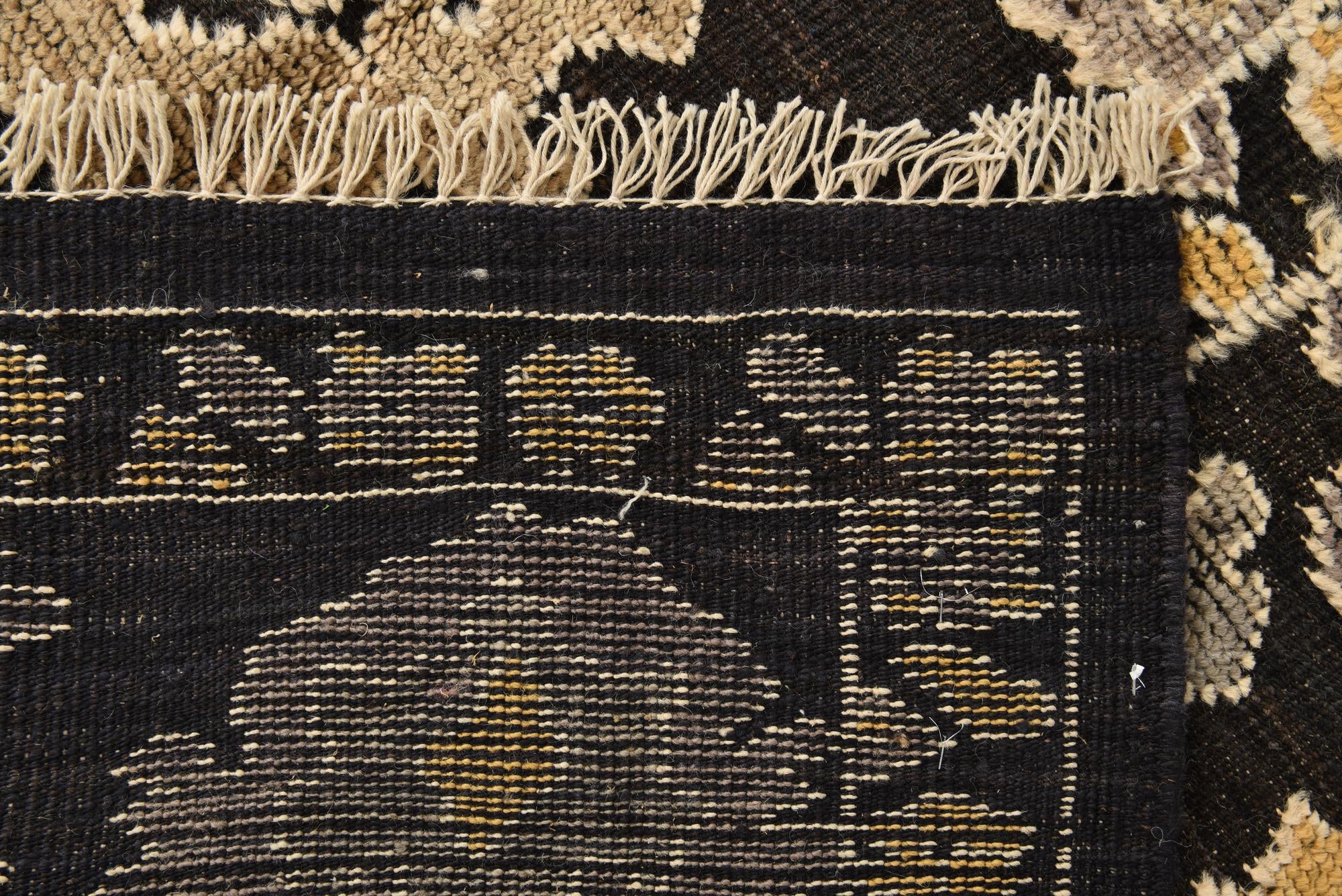 8' 2 x 11' Hand Knotted Oushak Wool Rug