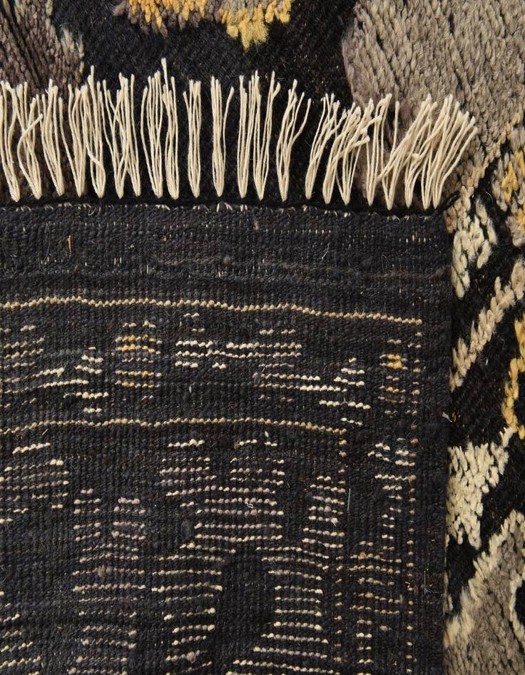 Detail image of 9' 4 x 11' 10  Hand Knotted Oushak Wool Rug