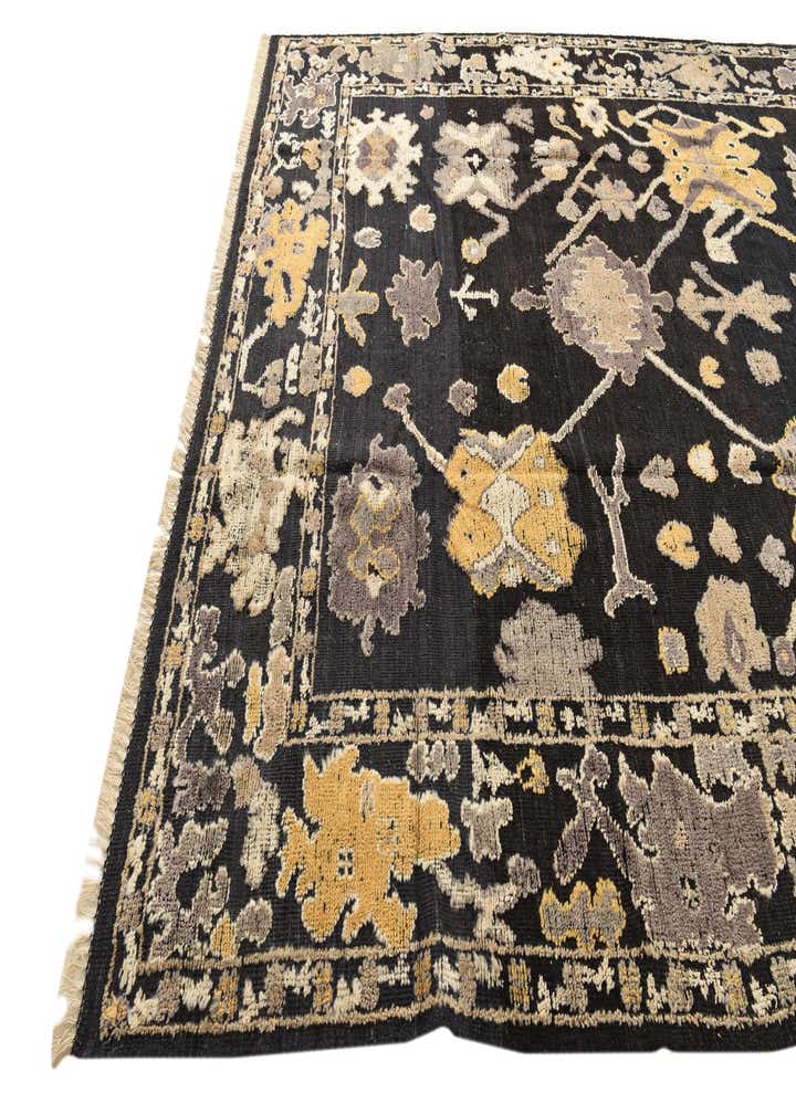 9' 4 x 11' 10 Hand Knotted Oushak Wool Rug